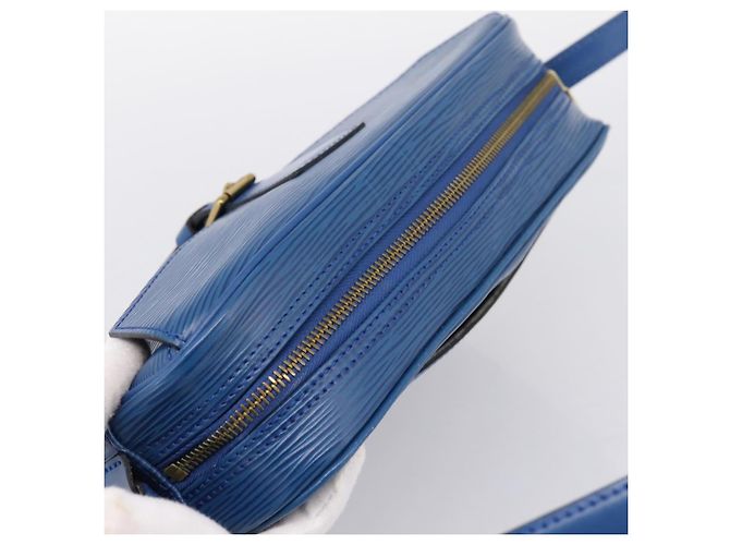 Borsa a tracolla LOUIS VUITTON Epi Jeune Fille MM Toledo Blue M52155 LV Auth ka5770A - vista 6