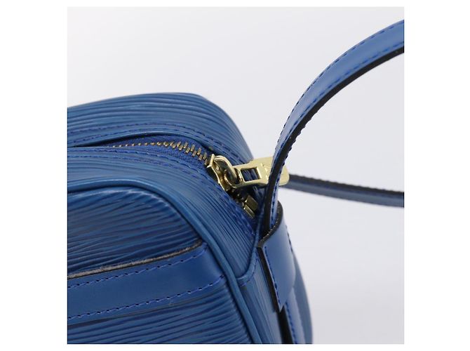 Borsa a tracolla LOUIS VUITTON Epi Jeune Fille MM Toledo Blue M52155 LV Auth ka5770A - vista 8