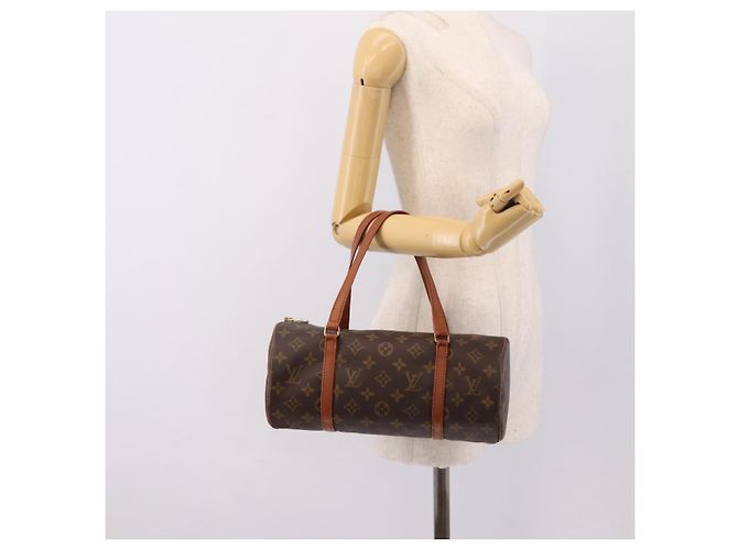 Borsa a mano LOUIS VUITTON Monogram Papillon 30 M51385 LV Auth am12247A Monogramma - vista 19