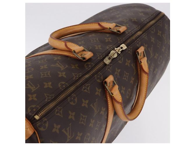LOUIS VUITTON Monogram Keepall 50 Boston Bag M41426 LV Auth 186662A Monogramma - vista 7