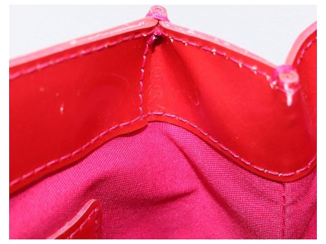 Borsa LOUIS VUITTON Monogram Vernis Wilshire PM Rose Pop M93643 LV Auth 196272 Rosa - vista 12