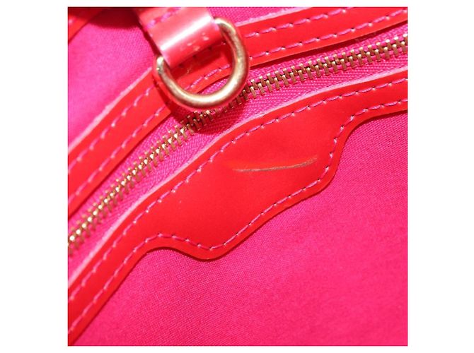 Borsa LOUIS VUITTON Monogram Vernis Wilshire PM Rose Pop M93643 LV Auth 196272 Rosa - vista 20