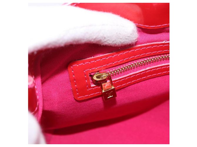 Borsa LOUIS VUITTON Monogram Vernis Wilshire PM Rose Pop M93643 LV Auth 196272 Rosa - vista 23