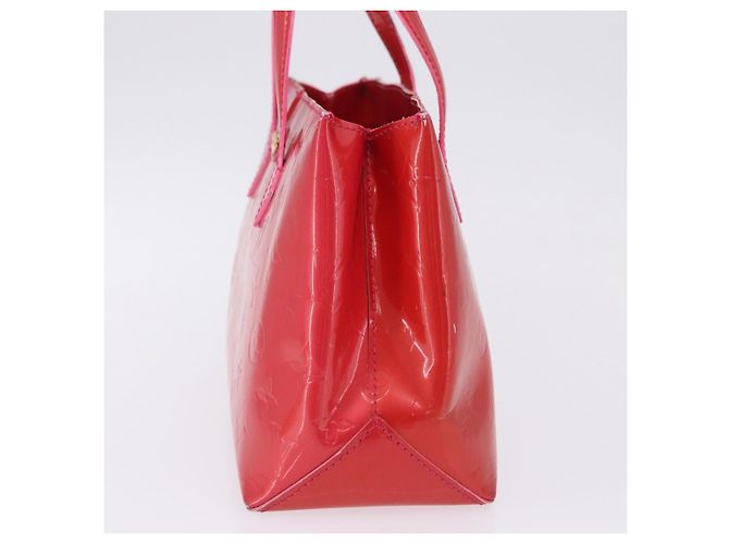 Borsa LOUIS VUITTON Monogram Vernis Wilshire PM Rose Pop M93643 LV Auth 196272 Rosa - vista 3