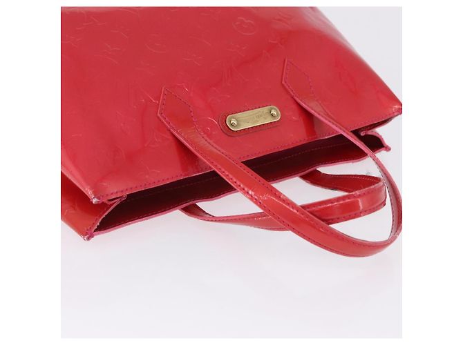 Borsa LOUIS VUITTON Monogram Vernis Wilshire PM Rose Pop M93643 LV Auth 196272 Rosa - vista 7