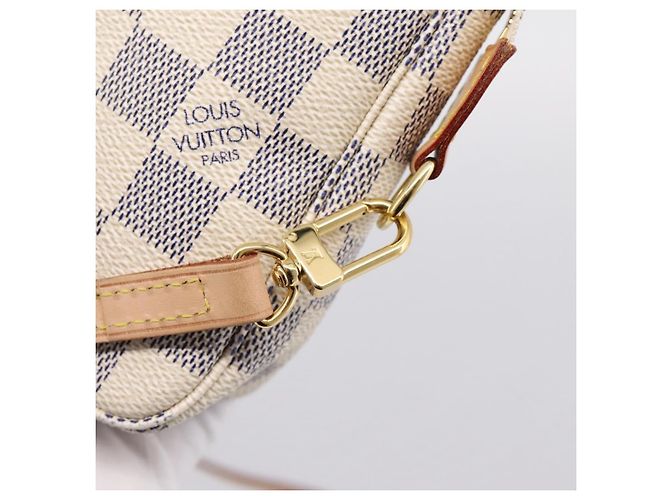 LOUIS VUITTON Damier Azur Pochette Accessoires Pouch N51986 LV Auth 197195V - vista 18