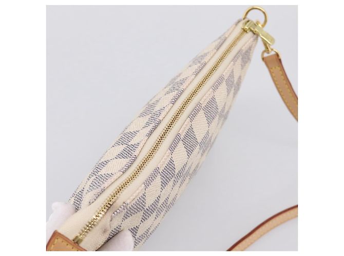 LOUIS VUITTON Damier Azur Pochette Accessoires Pouch N51986 LV Auth 197195V - vista 6