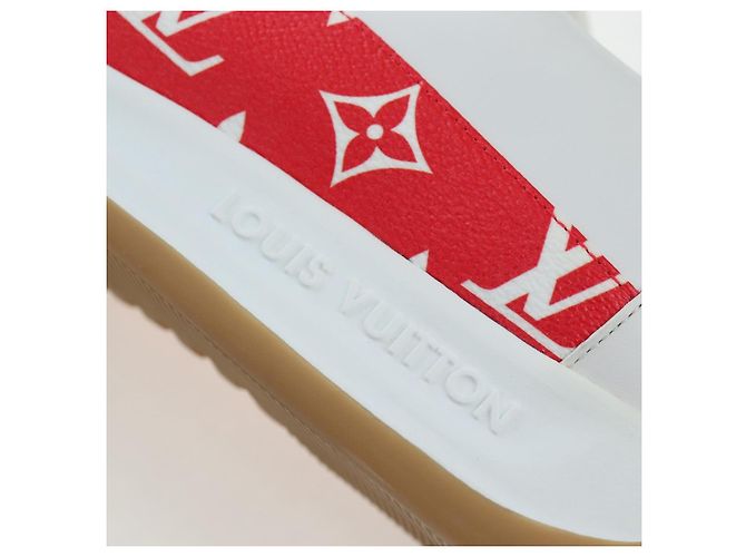 LOUIS VUITTON Monogram LV x Supreme Runaway Sneakers 1A3EQ5 LV Auth 196704M Monogramma - vista 10