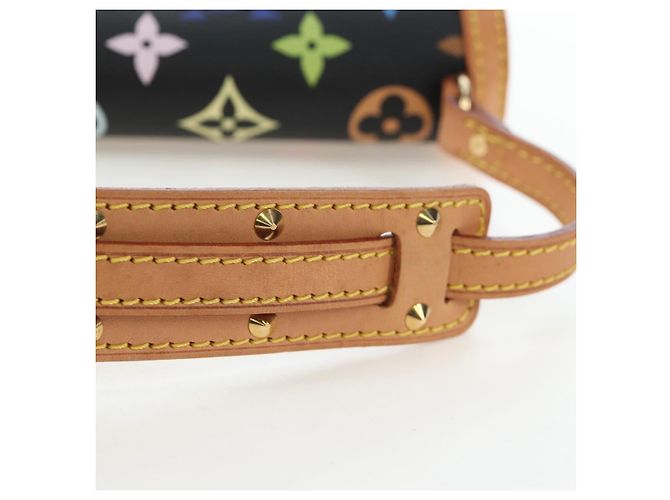 LOUIS VUITTON Monogram Multicolor Pochette Dalmatian Black M9282 Auth 197035SM Nero - vista 14