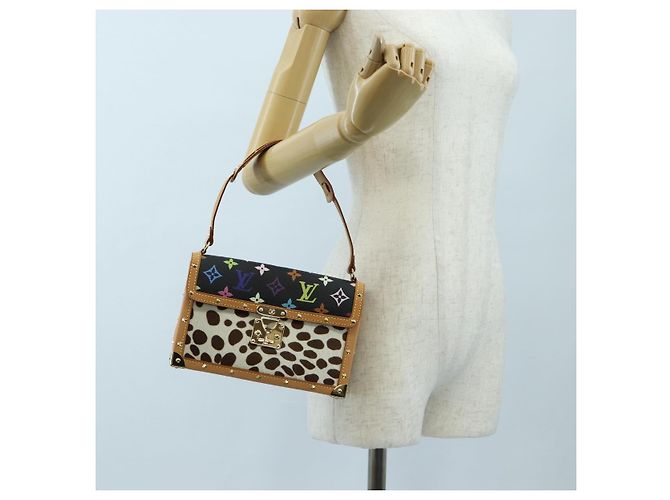 LOUIS VUITTON Monogram Multicolor Pochette Dalmatian Black M9282 Auth 197035SM Nero - vista 27