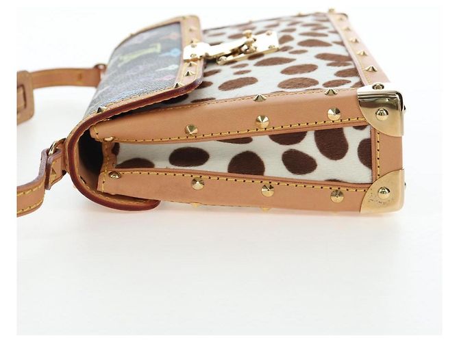 LOUIS VUITTON Monogram Multicolor Pochette Dalmatian Black M9282 Auth 197035SM Nero - vista 3