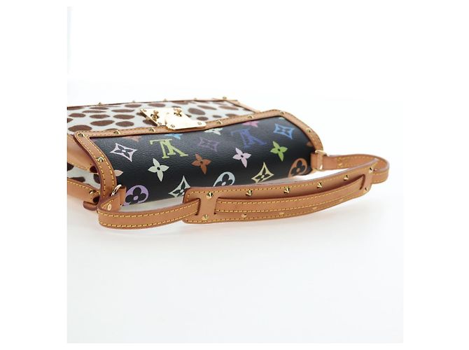 LOUIS VUITTON Monogram Multicolor Pochette Dalmatian Black M9282 Auth 197035SM Nero - vista 7