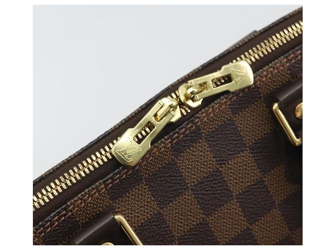 Borsa a mano LOUIS VUITTON Damier Ebene Alma N51131 LV Auth 197507A - vista 10