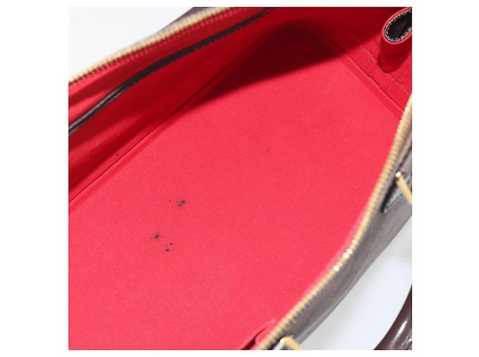 Borsa a mano LOUIS VUITTON Damier Ebene Alma N51131 LV Auth 197507A - vista 11