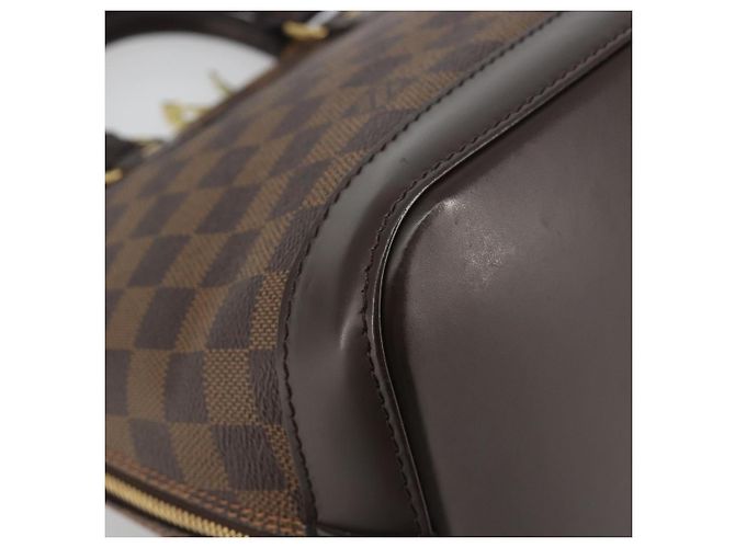 Borsa a mano LOUIS VUITTON Damier Ebene Alma N51131 LV Auth 197507A - vista 14