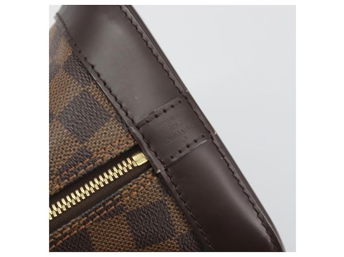 Borsa a mano LOUIS VUITTON Damier Ebene Alma N51131 LV Auth 197507A - vista 17