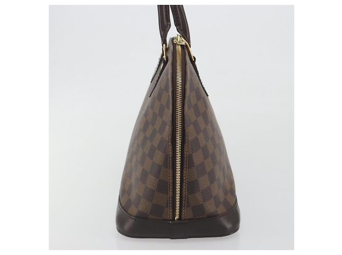 Borsa a mano LOUIS VUITTON Damier Ebene Alma N51131 LV Auth 197507A - vista 4