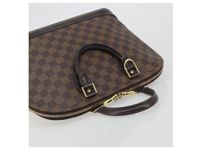 Borsa a mano LOUIS VUITTON Damier Ebene Alma N51131 LV Auth 197507A - vista 6