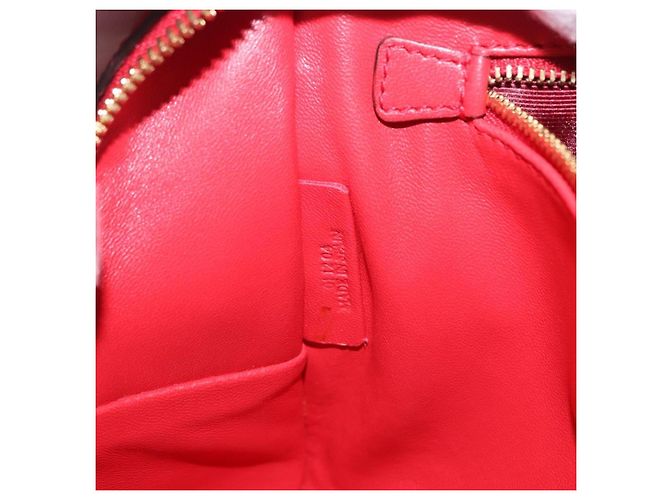 Borsa a mano LOEWE Amazona 28 in pelle rossa e oro Auth 197185SAM Rosso D'oro - vista 11