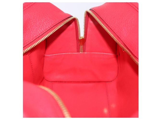 Borsa a mano LOEWE Amazona 28 in pelle rossa e oro Auth 197185SAM Rosso D'oro - vista 24