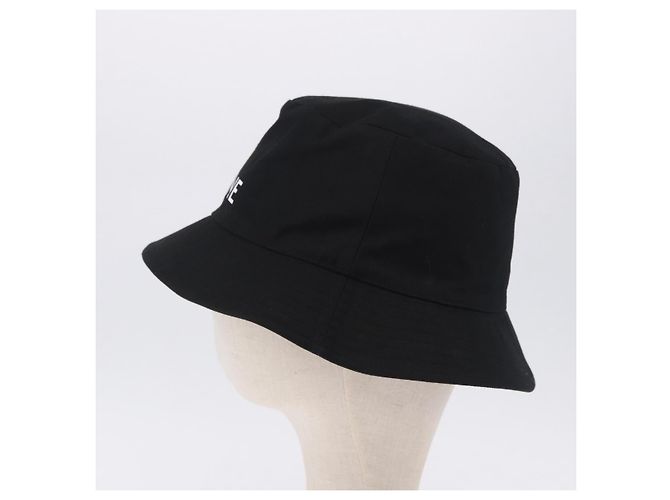 Céline Cappello Bucket CELINE in Cotone M Nero Auth BA15277M - vista 4