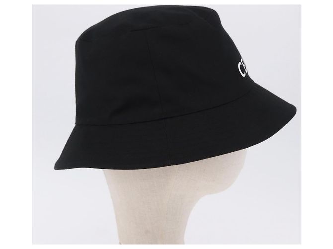 Céline Cappello Bucket CELINE in Cotone M Nero Auth BA15277M - vista 5