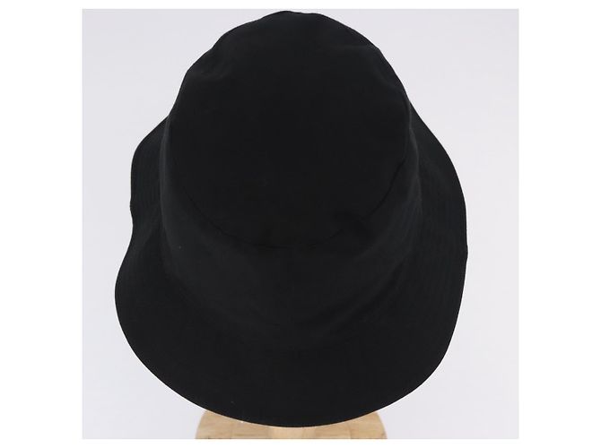 Céline Cappello Bucket CELINE in Cotone M Nero Auth BA15277M - vista 7
