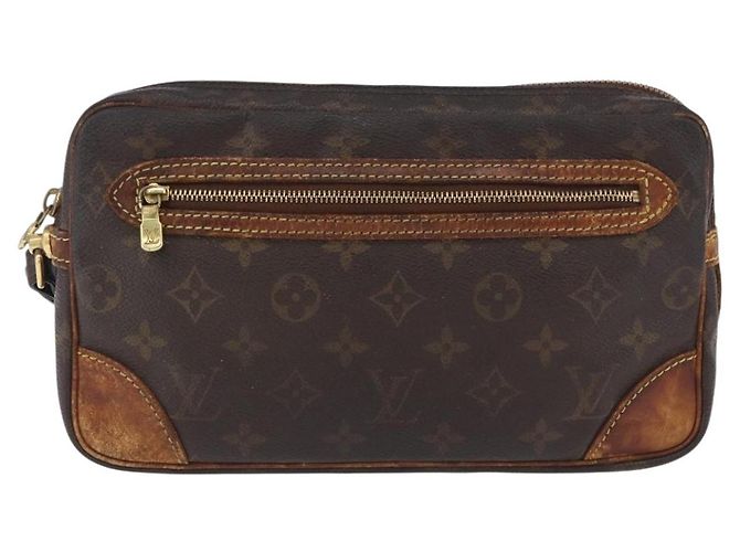 LOUIS VUITTON Monogram Marly Dragonne GM Clutch Bag M51825 LV Auth BA14882 Monogramma - vista 13