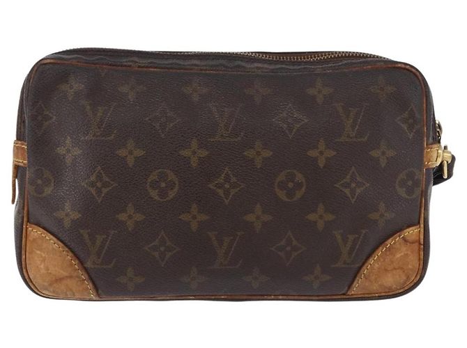 LOUIS VUITTON Monogram Marly Dragonne GM Clutch Bag M51825 LV Auth BA14882 Monogramma - vista 2