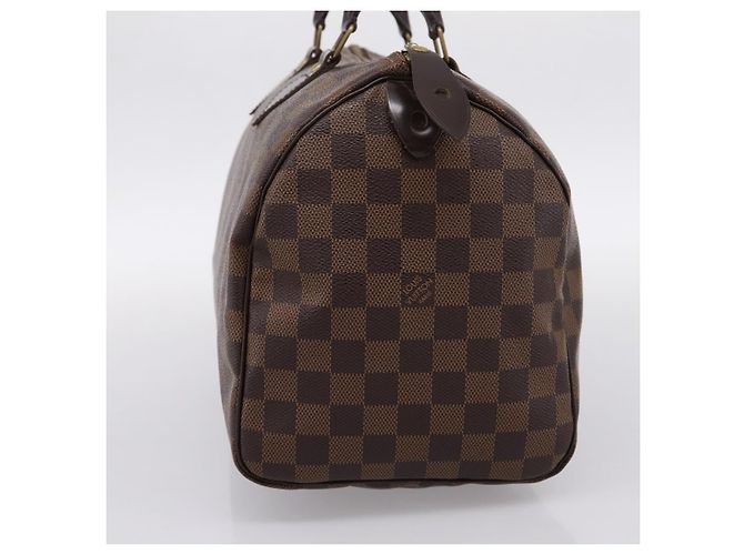Borsa a mano LOUIS VUITTON Damier Ebene Speedy 30 N41364 LV Auth 197300V - vista 4