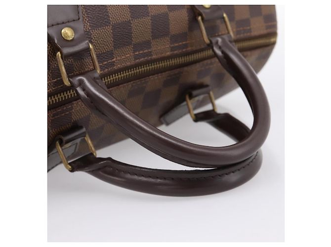 Borsa a mano LOUIS VUITTON Damier Ebene Speedy 30 N41364 LV Auth 197300V - vista 7