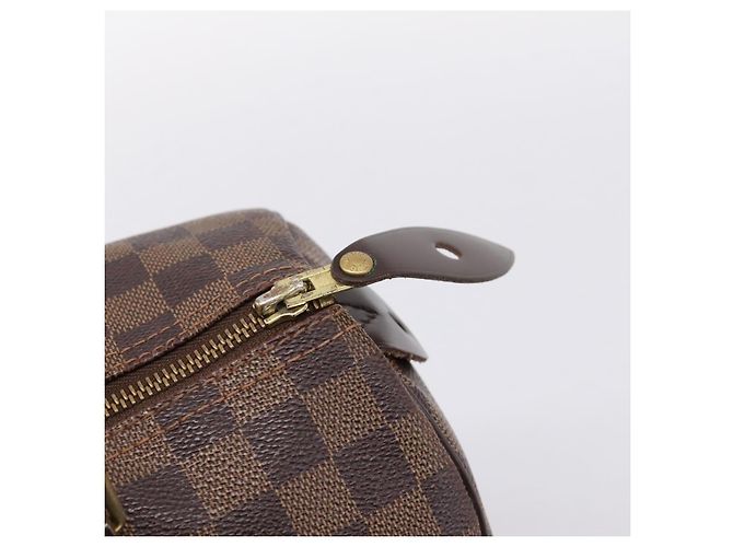 Borsa a mano LOUIS VUITTON Damier Ebene Speedy 30 N41364 LV Auth 197300V - vista 9
