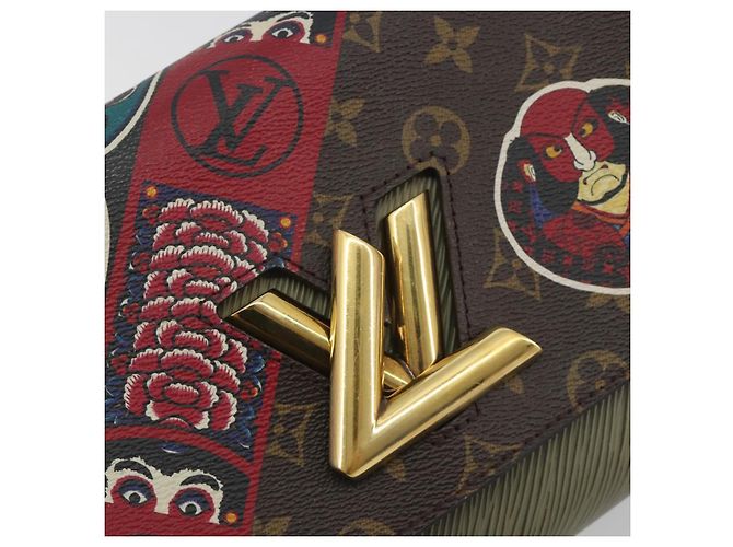 LOUIS VUITTON Monogram Kabuki Twist MM Shoulder Bag M67270 LV Auth 197161M Monogramma - vista 18
