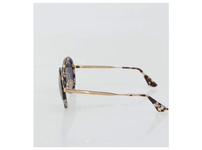 Gafas de sol PRADA Metal Brown Champagne Gold Auth 196722M Castaño Dorado - vista 3