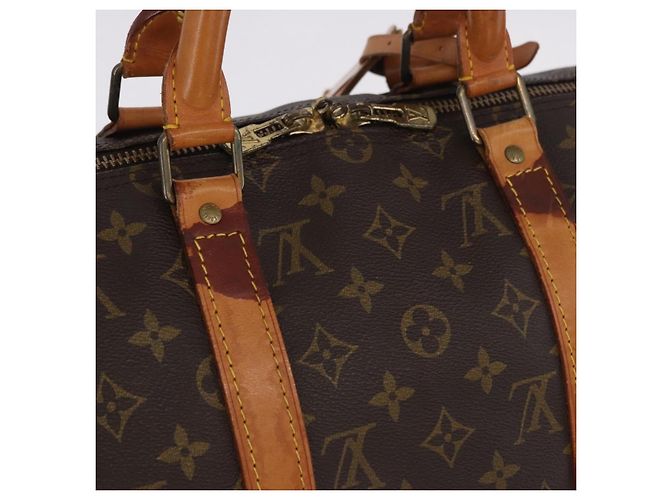 LOUIS VUITTON Monogram Keepall 50 Boston Bag M41426 LV Auth 194861 Monogramma - vista 3