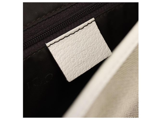 Borsa a tracolla GUCCI Jackie Canvas Beige Silver 001 3824 Auth ep15824A Argento - vista 10