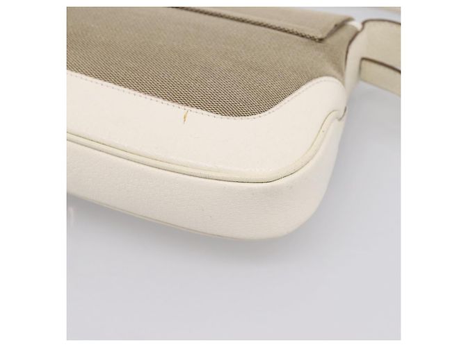 Borsa a tracolla GUCCI Jackie Canvas Beige Silver 001 3824 Auth ep15824A Argento - vista 15