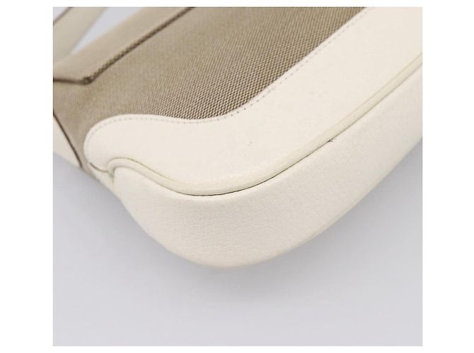 Borsa a tracolla GUCCI Jackie Canvas Beige Silver 001 3824 Auth ep15824A Argento - vista 16
