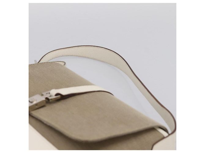 Borsa a tracolla GUCCI Jackie Canvas Beige Silver 001 3824 Auth ep15824A Argento - vista 8