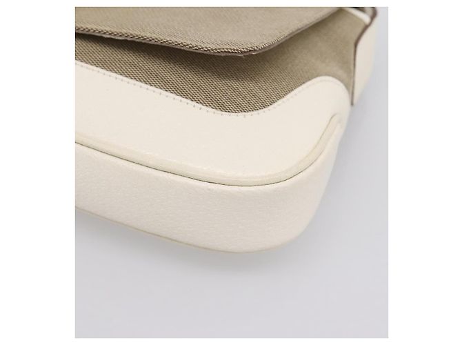 Borsa a tracolla GUCCI Jackie Canvas Beige Silver 001 3824 Auth ep15824A Argento - vista 9