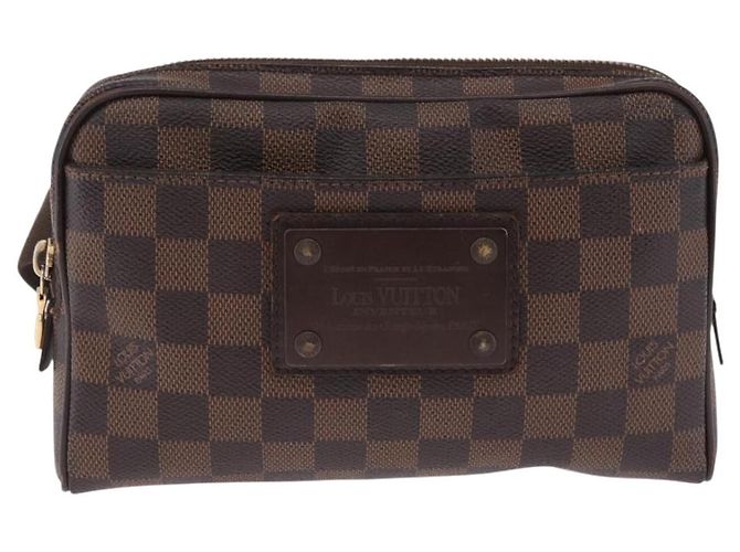 LOUIS VUITTON Damier Ebene Bum Bag Brooklyn Waist Bag N41101 LV Auth ka5788A - vista 13