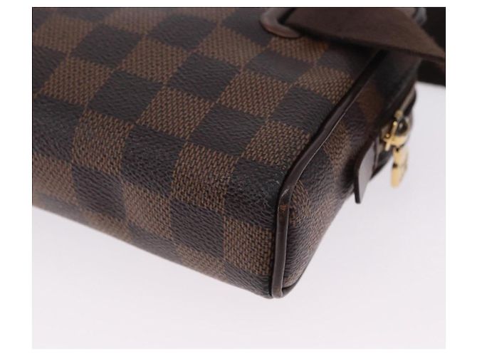 LOUIS VUITTON Damier Ebene Bum Bag Brooklyn Waist Bag N41101 LV Auth ka5788A - vista 17