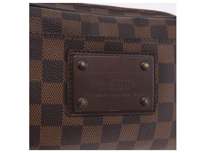 LOUIS VUITTON Damier Ebene Bum Bag Brooklyn Waist Bag N41101 LV Auth ka5788A - vista 18