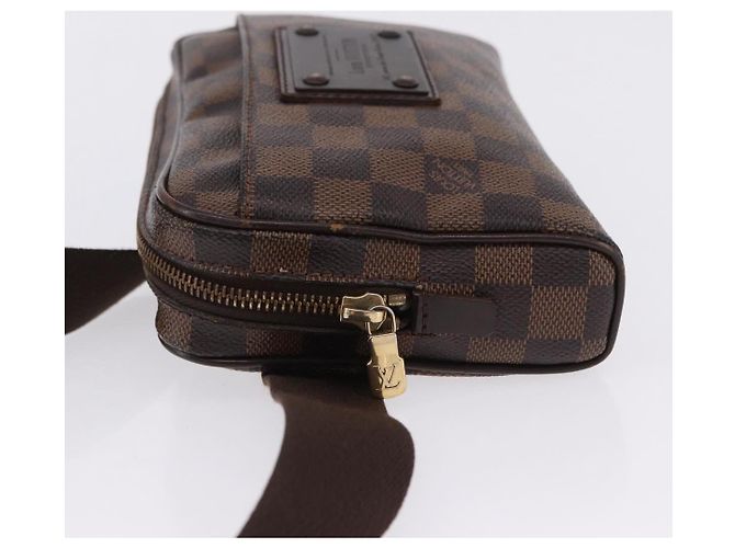 LOUIS VUITTON Damier Ebene Bum Bag Brooklyn Waist Bag N41101 LV Auth ka5788A - vista 4