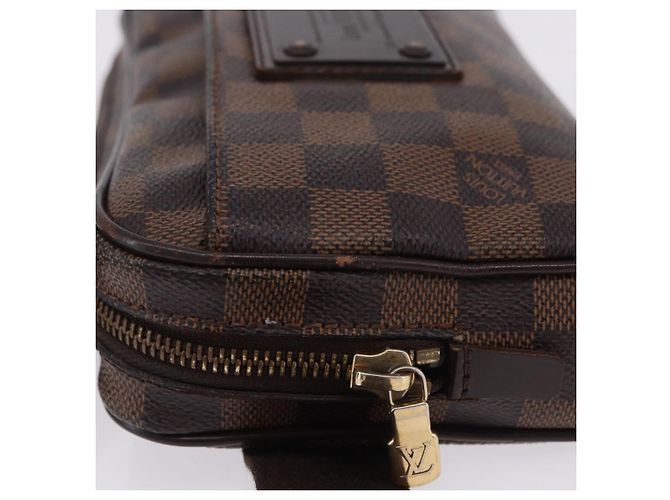 LOUIS VUITTON Damier Ebene Bum Bag Brooklyn Waist Bag N41101 LV Auth ka5788A - vista 5