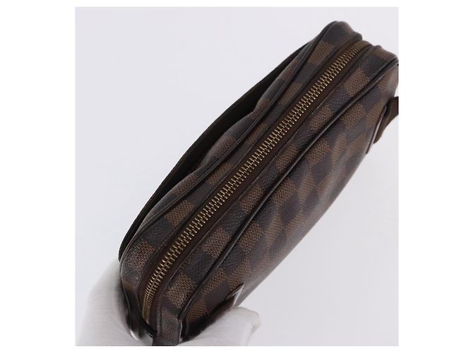 LOUIS VUITTON Damier Ebene Bum Bag Brooklyn Waist Bag N41101 LV Auth ka5788A - vista 7