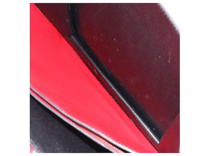 Borsa a mano LOUIS VUITTON Epi Bicolor Varenne Nero Rosso M52387 LV Auth ka5706 - vista 23