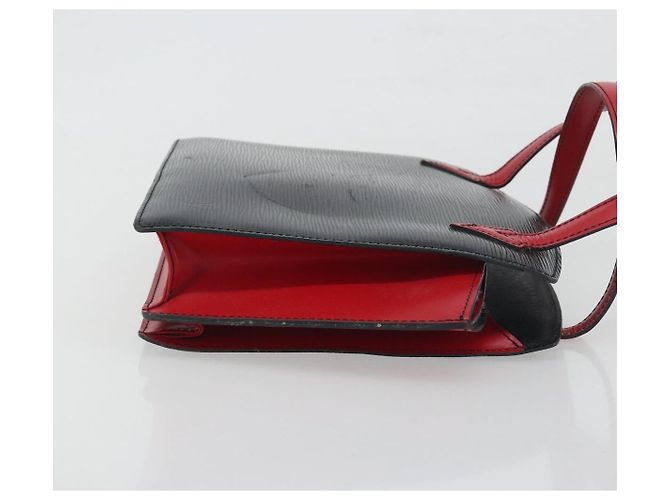 Borsa a mano LOUIS VUITTON Epi Bicolor Varenne Nero Rosso M52387 LV Auth ka5706 - vista 3
