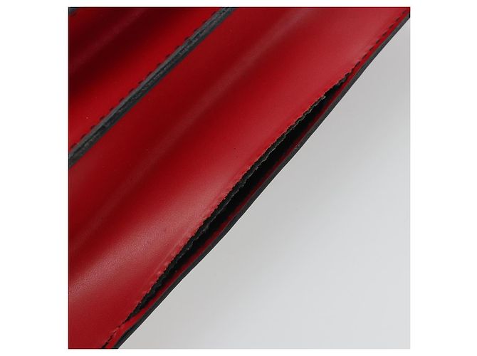 Borsa a mano LOUIS VUITTON Epi Bicolor Varenne Nero Rosso M52387 LV Auth ka5706 - vista 8