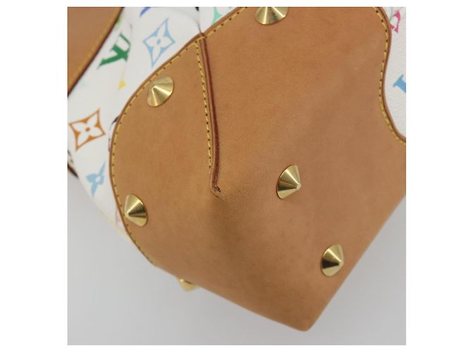 LOUIS VUITTON Monogram Multicolor Judy MM Hand Bag White M40255 LV Auth BA14883V Bianco - vista 15